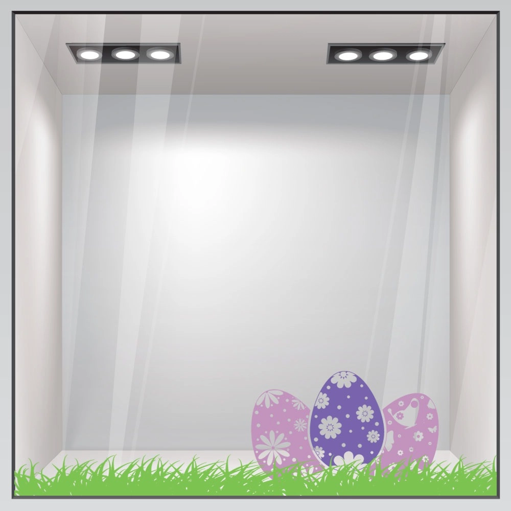 Αυτοκόλλητο Βιτρίνας EASTER 7