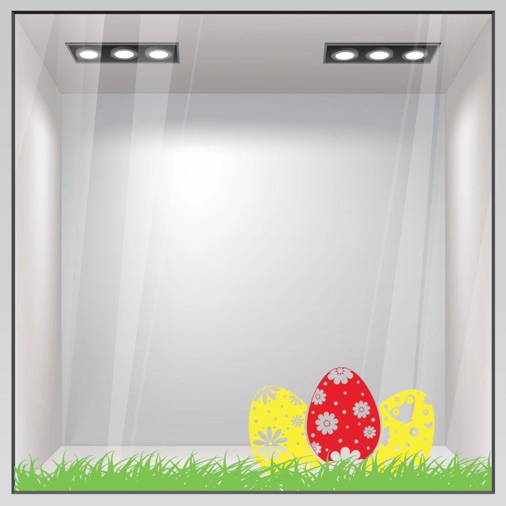 Αυτοκόλλητο Βιτρίνας EASTER 7