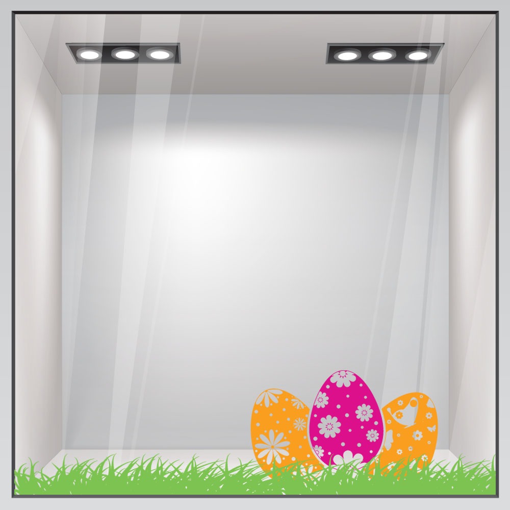 Αυτοκόλλητο Βιτρίνας EASTER 7