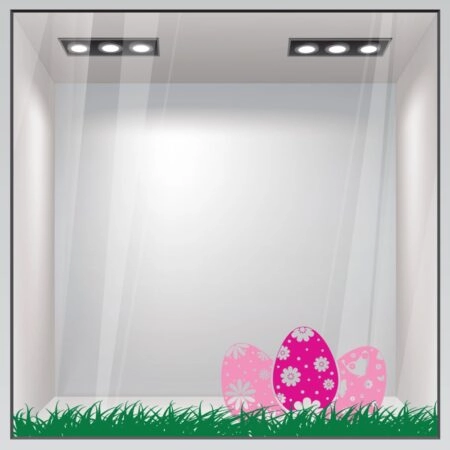 Αυτοκόλλητο Βιτρίνας EASTER 7 - Πασχαλινή βιτρίνα Sticky 3