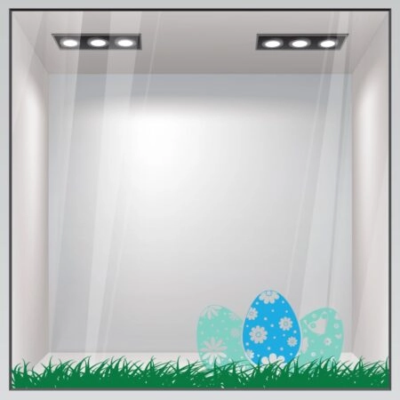 Αυτοκόλλητο Βιτρίνας EASTER 7 - Πασχαλινή βιτρίνα Sticky 4