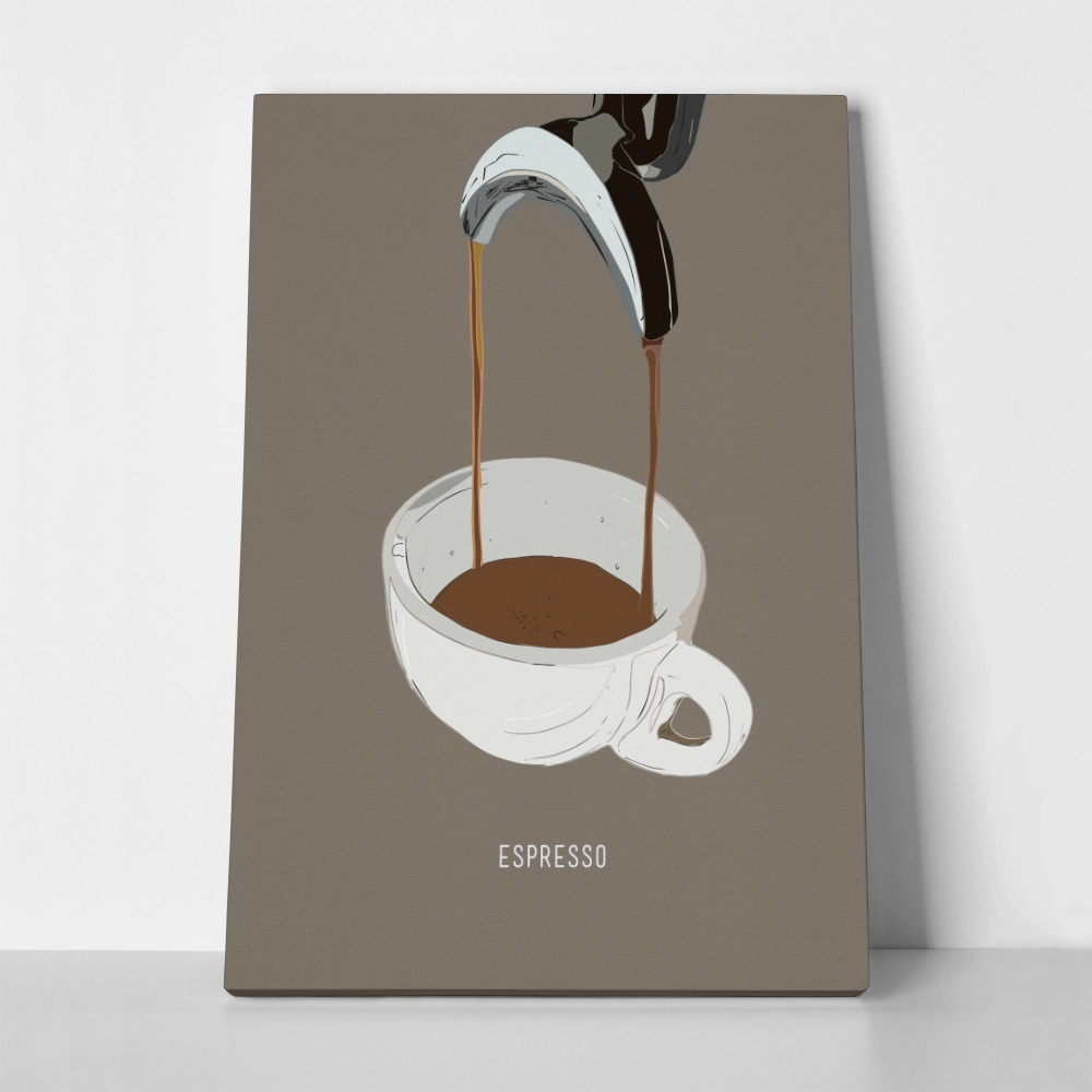 Πινακας σε καμβά ESPRESSO