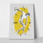 Πινακας σε καμβά GEOMETRIC STYLE DISCOBOLUS