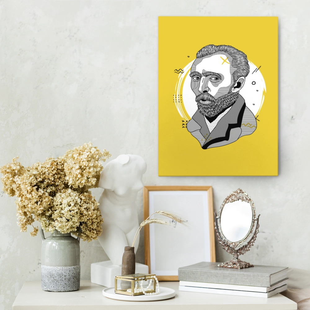 Πινακας σε καμβά GEOMETRIC VINCENT VAN GOGH