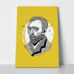 Πινακας σε καμβά GEOMETRIC VINCENT VAN GOGH