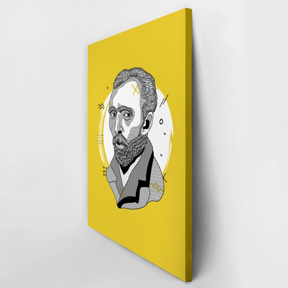 Πινακας σε καμβά GEOMETRIC VINCENT VAN GOGH