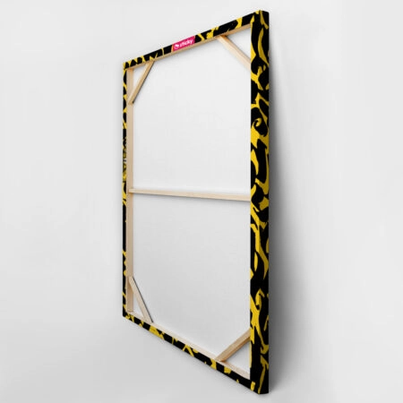 Πινακας σε καμβά GEOMETRIC YELLOW MOZART - Πινακες σε καμβα Sticky 4