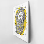 Πινακας σε καμβά GEOMETRIC YELLOW ZEUS