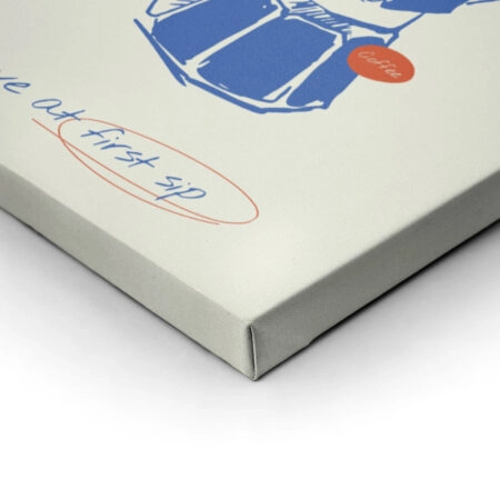 Πινακας σε καμβά HAND DRAWN COFFEE - Food and Drink Sticky 2