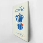 Πινακας σε καμβά HAND DRAWN COFFEE