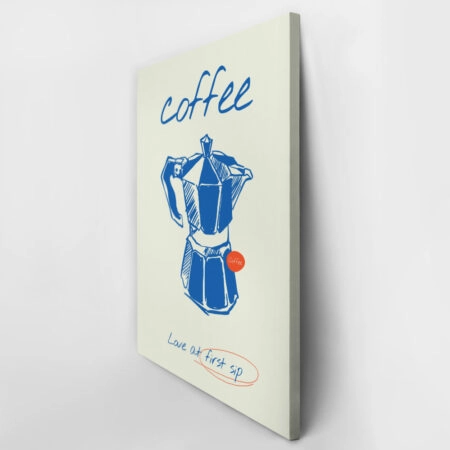 Πινακας σε καμβά HAND DRAWN COFFEE - Food and Drink Sticky 3