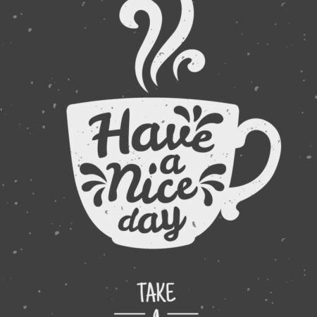 Πινακας σε καμβά HAVE A NICE DAY TAKE A COFFEE - Food and Drink Sticky 5