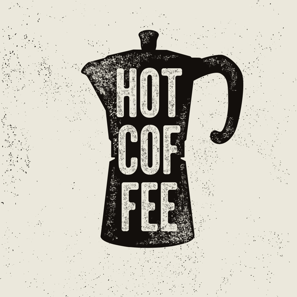 Πίνακας Τετράγωνος HOT COFFEE