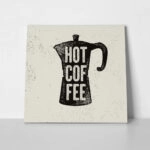 Πίνακας Τετράγωνος HOT COFFEE