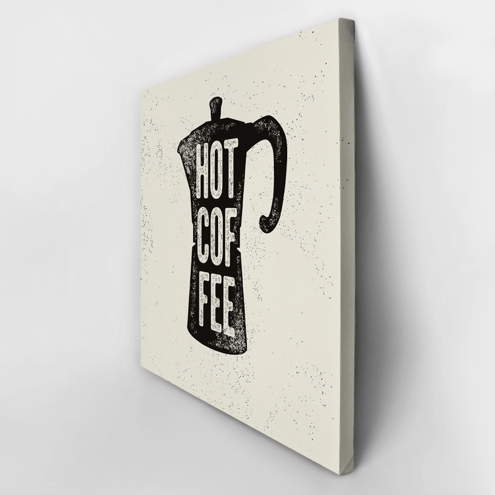 Πίνακας Τετράγωνος HOT COFFEE