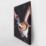 Πινακας σε καμβά LATTE ART COFFEE