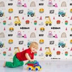 Αυτοκόλλητη Ταπετσαρία τοίχου LITTLE ANIMAL BUILDERS