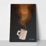 Πινακας σε καμβά MINIMALISTIC COFFEE