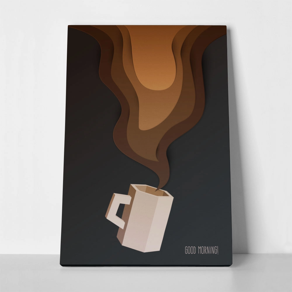 Πινακας σε καμβά MINIMALISTIC COFFEE