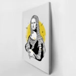 Πινακας σε καμβά MODERN MONA LISA