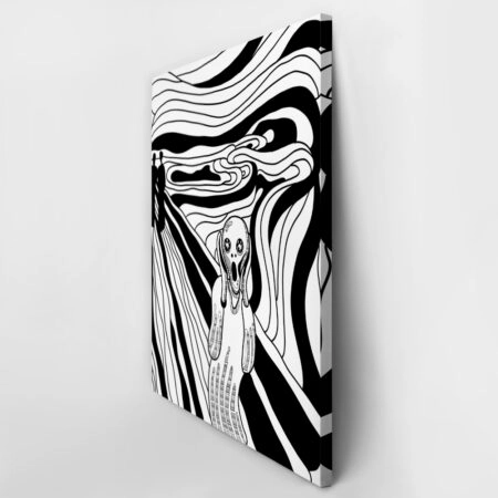 Πινακας σε καμβά MODERN SCREAM - Edvard Munch Sticky 3
