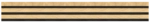 Διακοσμητικό panel τοίχου με 3D πηχακια F4 PIANO πλατος 12.2cm x υψος 2.90m NAT.OAK/BLACK