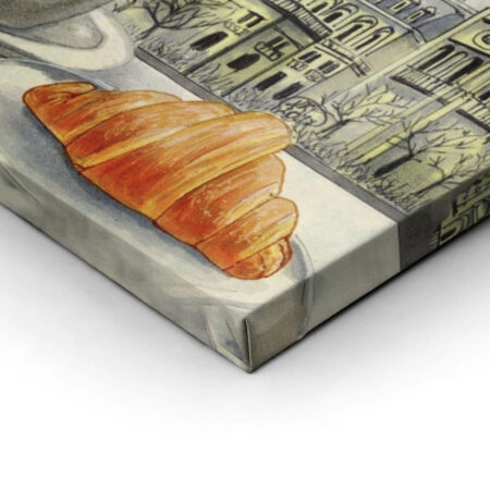 Πινακας σε καμβά PARIS BREAKFAST - Food and Drink Sticky 2