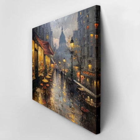 Πινακας σε καμβά PARISIAN CAFE PAINTING - Εργα Τεχνης Sticky 3