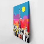 Πινακας σε καμβά POP ART PARIS