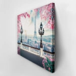 Πινακας σε καμβά ROMANTIC PARIS AT SPRING