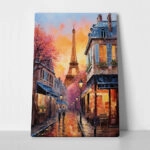 Πινακας σε καμβά ROMANTIC PARIS PAINTING