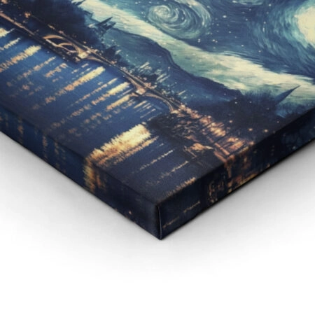 Πινακας σε καμβά STARRY NIGHT PARIS - Vincent Van Gogh Sticky 2