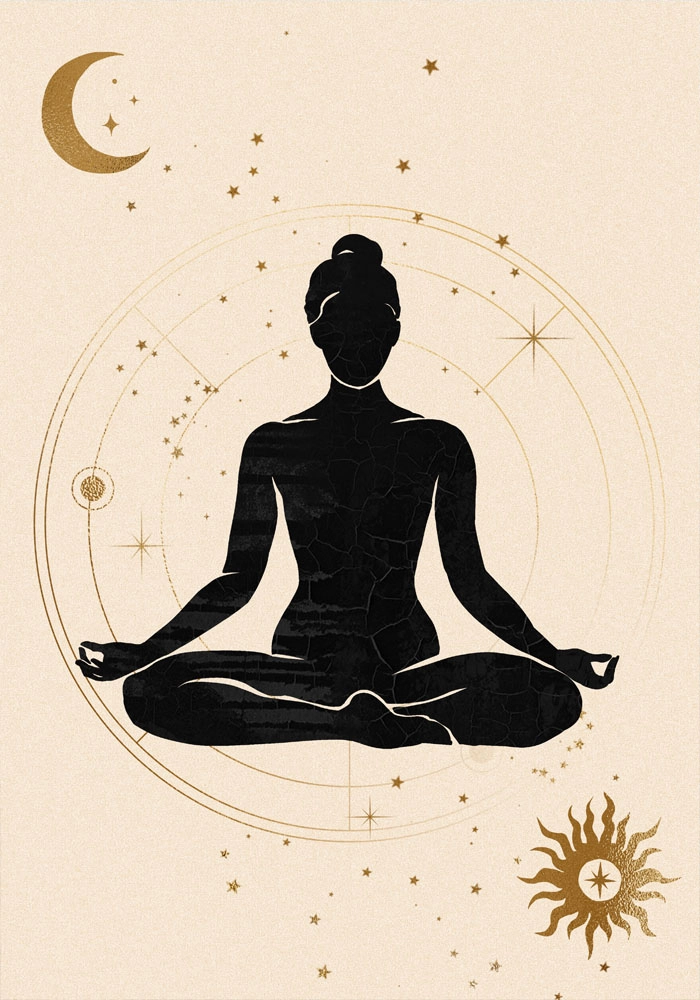 Πινακας σε καμβά YOGA ASTROLOGY