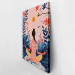 Πινακας σε καμβά YOGA JUNGLE PAINTING