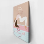 Πινακας σε καμβά YOGA MAKE YOURSELF A PRIORITY