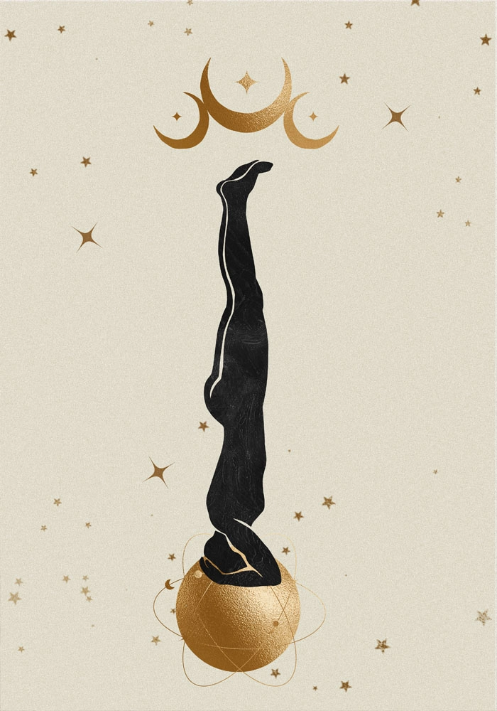 Πινακας σε καμβά YOGA MINDFUL ART