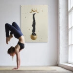 Πινακας σε καμβά YOGA MINDFUL ART