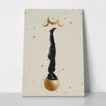 Πινακας σε καμβά YOGA MINDFUL ART