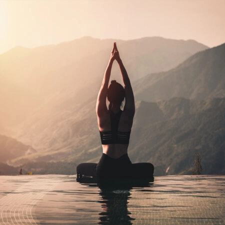 Πινακας σε καμβά YOGA MOUNTAIN PEAK - Αθληματα και Χομπυ Sticky 5