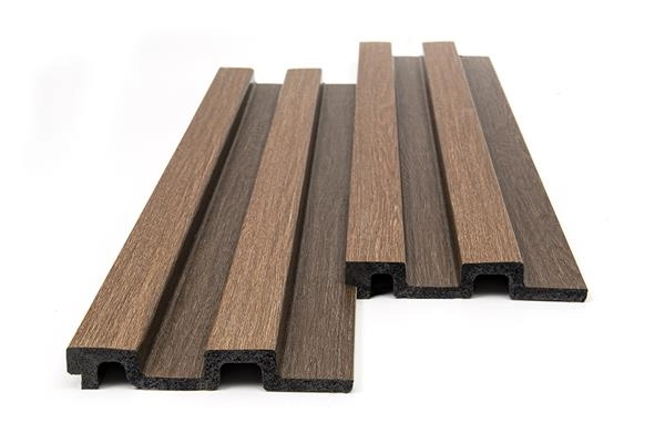 Διακοσμητικό panel τοίχου  με 3D πηχακια 14 RESIDENCE πλατος 12.2cm x υψος 2.90m GOLDEN/BROWN OAK