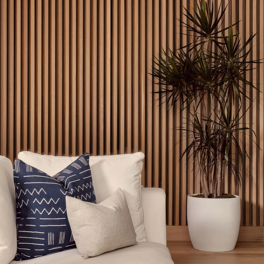 Διακοσμητικό panel τοίχου  με 3D πηχακια 14 RESIDENCE πλατος 12.2cm x υψος 2.90m GOLDEN/BROWN OAK