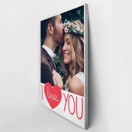Πίνακας σε καμβά I LOVE YOU COUPLE - Πίνακες με δικες σου φωτογραφίες Sticky 3