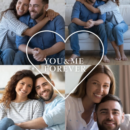 Πινακας σε καμβά YOU AND ME HEART - Πίνακες με δικες σου φωτογραφίες Sticky 6