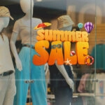 Αυτοκoλλητο Εκπτωσεων 3D SUMMER SALE