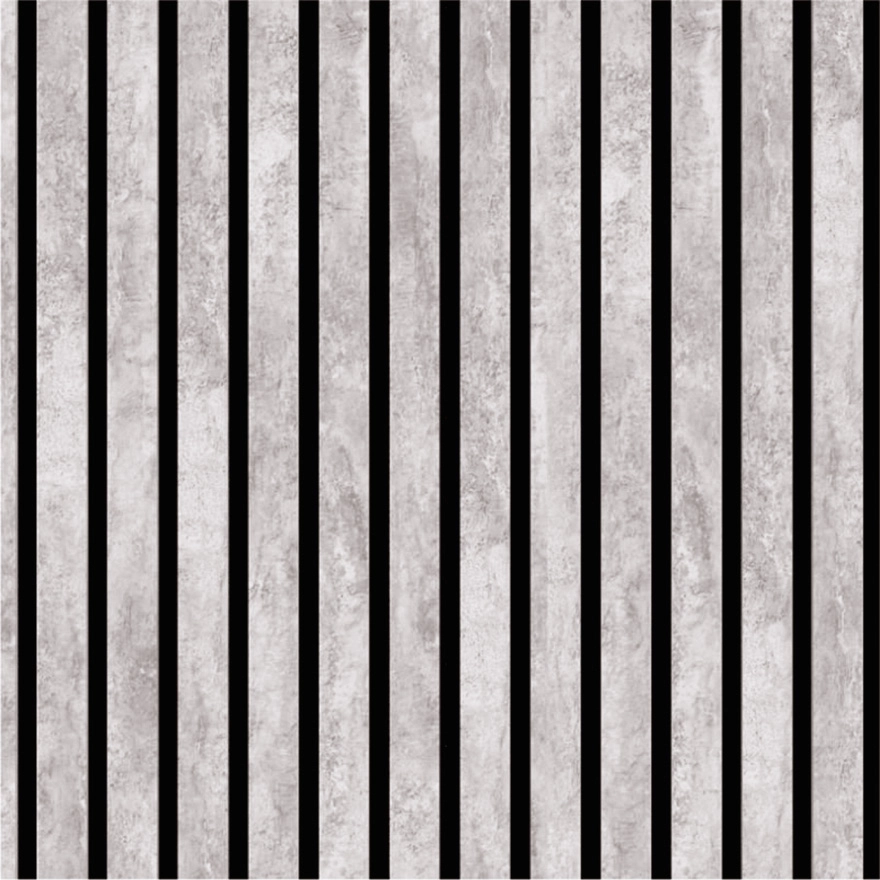 Διακοσμητικό Panel τοίχου με 3D πηχάκια ACOUSTIC 4070 CHICAGO CONCRETE Πλάτος 60cm - υψος 278cm - Πάχος 9mm
