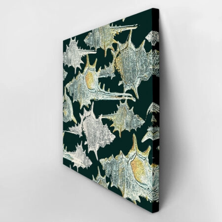 OUTLET Πινακας σε καμβά VINTAGE SEASHELLS 65cm x 65cm - OUTLET Sticky 3