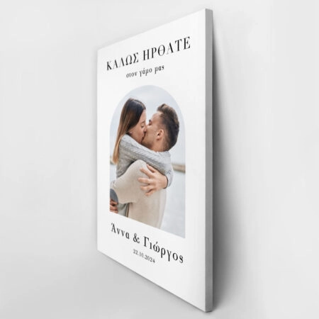 Πινακας σε καμβά WELCOME TO OUR WEDDING 8 - Πίνακες υποδοχής Γάμου Sticky 3