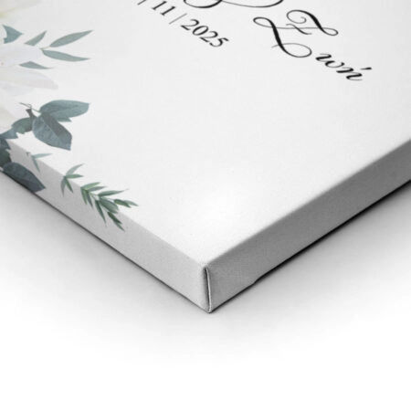 Πινακας σε καμβά WELCOME TO OUR WEDDING - Πίνακες υποδοχής Γάμου Sticky 2