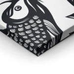 Πινακας σε καμβά KOI CARP FISH SPOTS