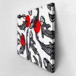 Πινακας σε καμβά KOI CARP FISH SPOTS